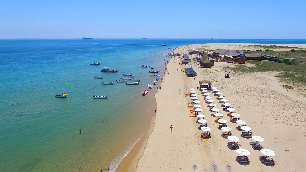 Ilha dos Portugueses vista do ar